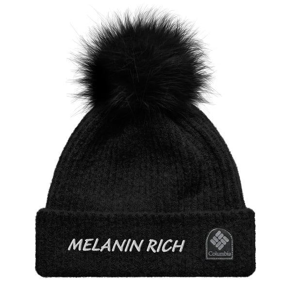 Melanin Rich - pom-pom beanie