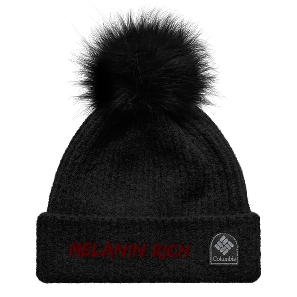 Melanin Rich - pom-pom beanie