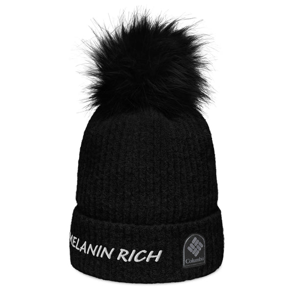 Melanin Rich - pom-pom beanie