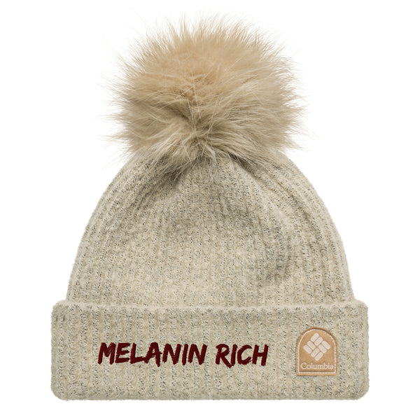 Melanin Rich - pom-pom beanie