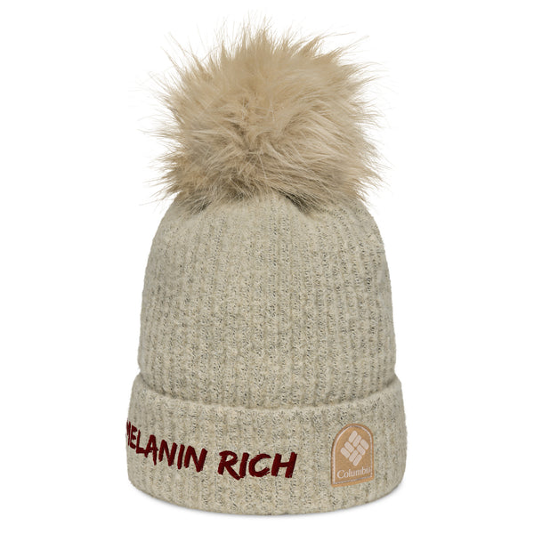 Melanin Rich - pom-pom beanie