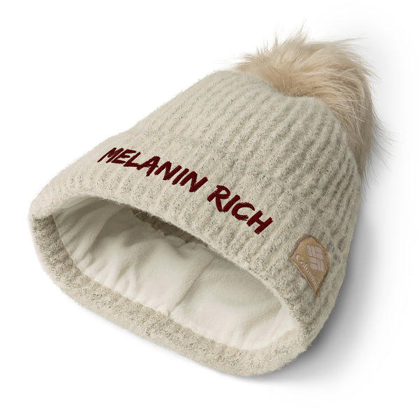 Melanin Rich - pom-pom beanie