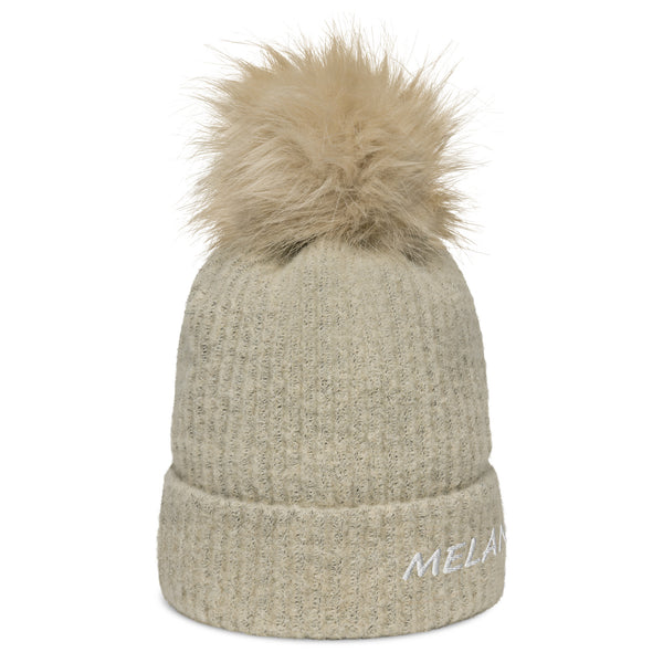 Melanin Rich - pom-pom beanie